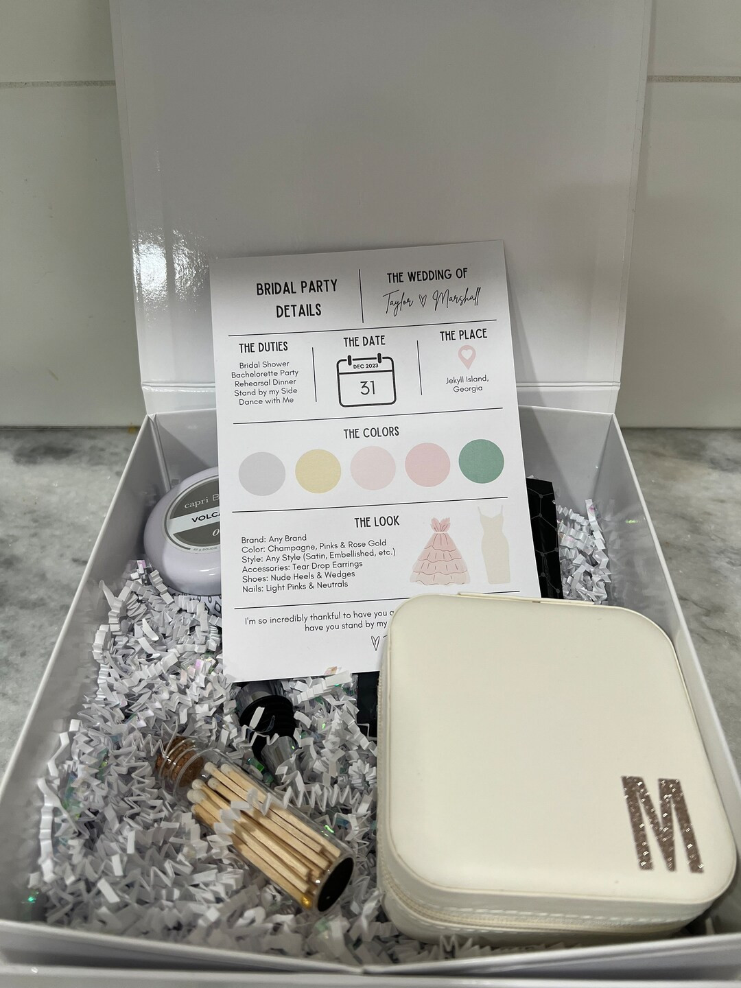 Bridesmaid Information Card Template | Editable & Printable Template | Bridesmaid Details | Etsy (US)