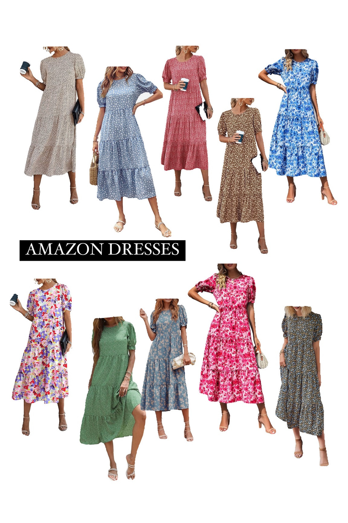 amazon spring/summer dresses 

spring dresses / prairie dresses 

#LTKstyletip #LTKfindsunder100 #LTKSeasonal