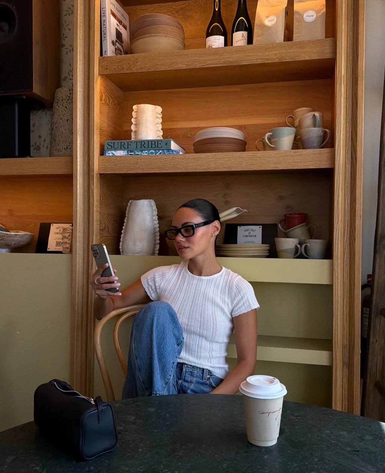 spring time in LA ootd | DISSH white lace tee, Levi’s jeans, heaven mayhem sunnies  #losangeles #ootd 

#LTKootd #LTKdayinmylife #LTKmorningroutine