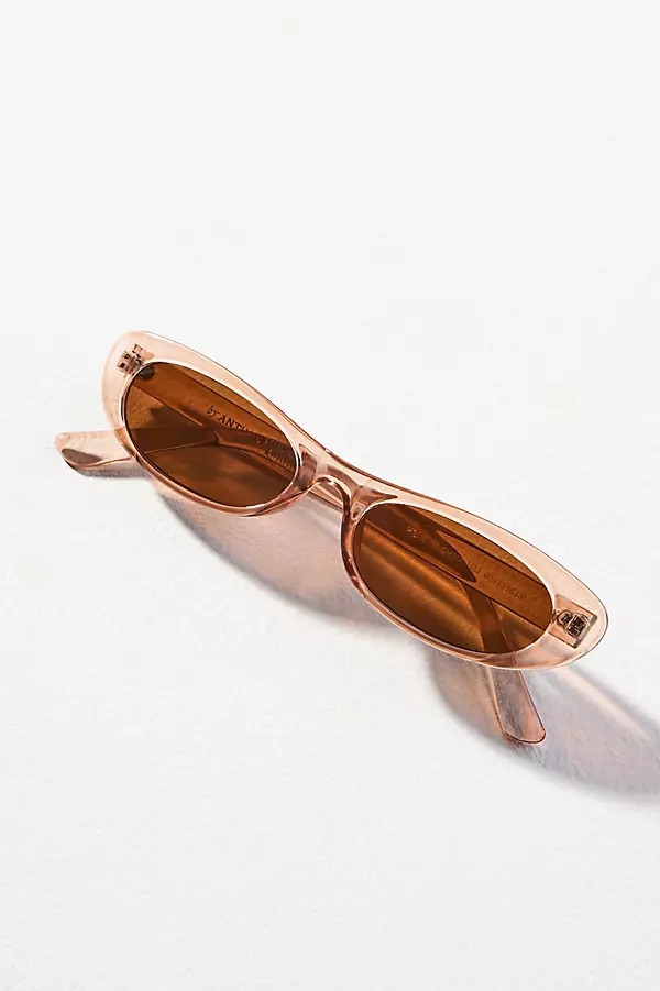 Skinny Rectangle Sunglasses | Anthropologie (US)