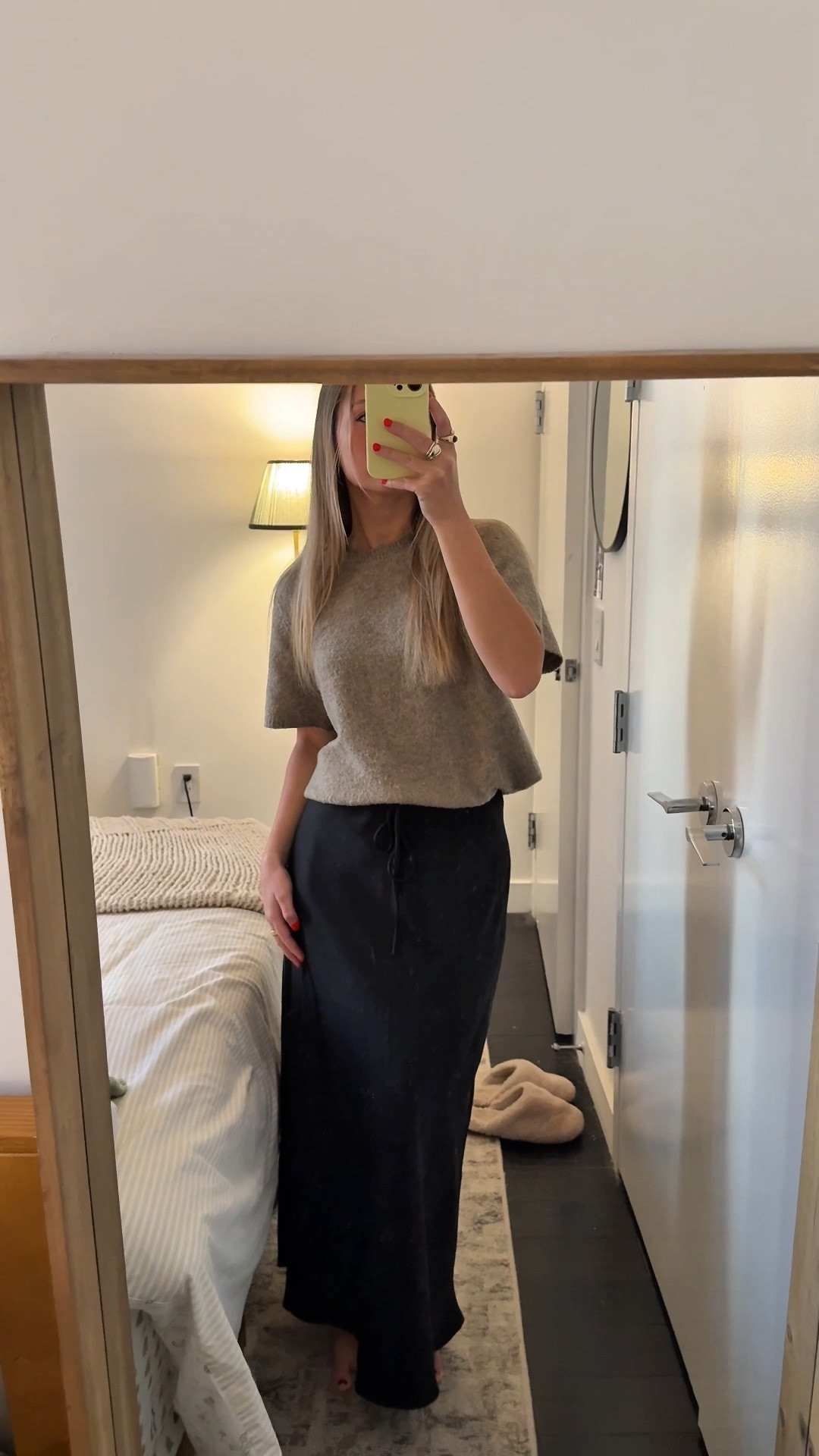 Office OOTD!

Sweater - size M
Silk skirt - size S
Flats - size 7

#LTKStyleTip #LTKWorkwear #LTKFindsUnder100