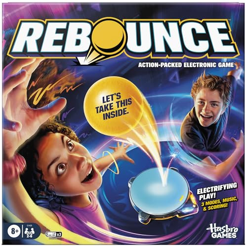 Rebounce Game | Indoor and Outdoor Electronic Action Game for Kids, Teens, and Adults | Ages 8+ | 2 to 6 Players | 10 Mins. | Family Travel Games | Amazon (US)