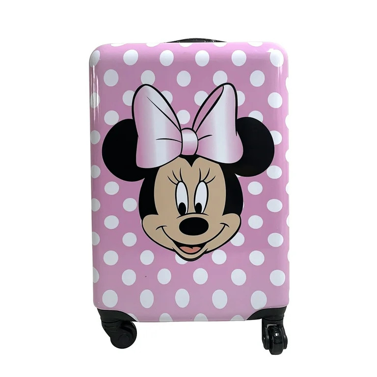 Girl's Disney Minnie Mouse Hardside ABS 360 Spinner Luggage - Walmart.com | Walmart (US)