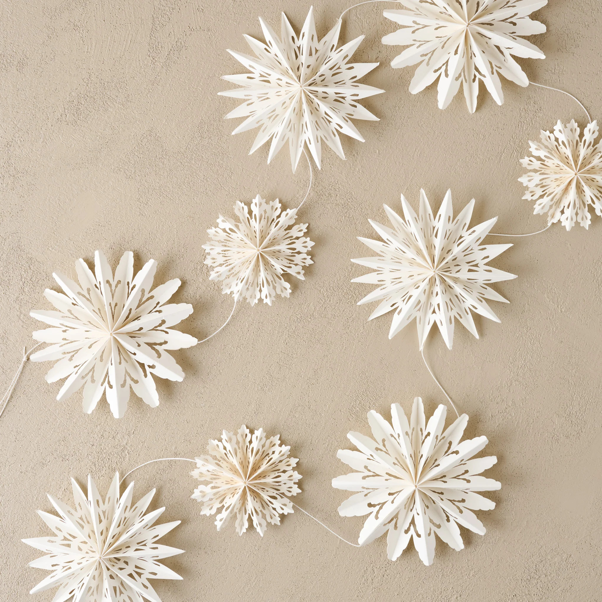 Whimsical Snowflake Garland | Magnolia
