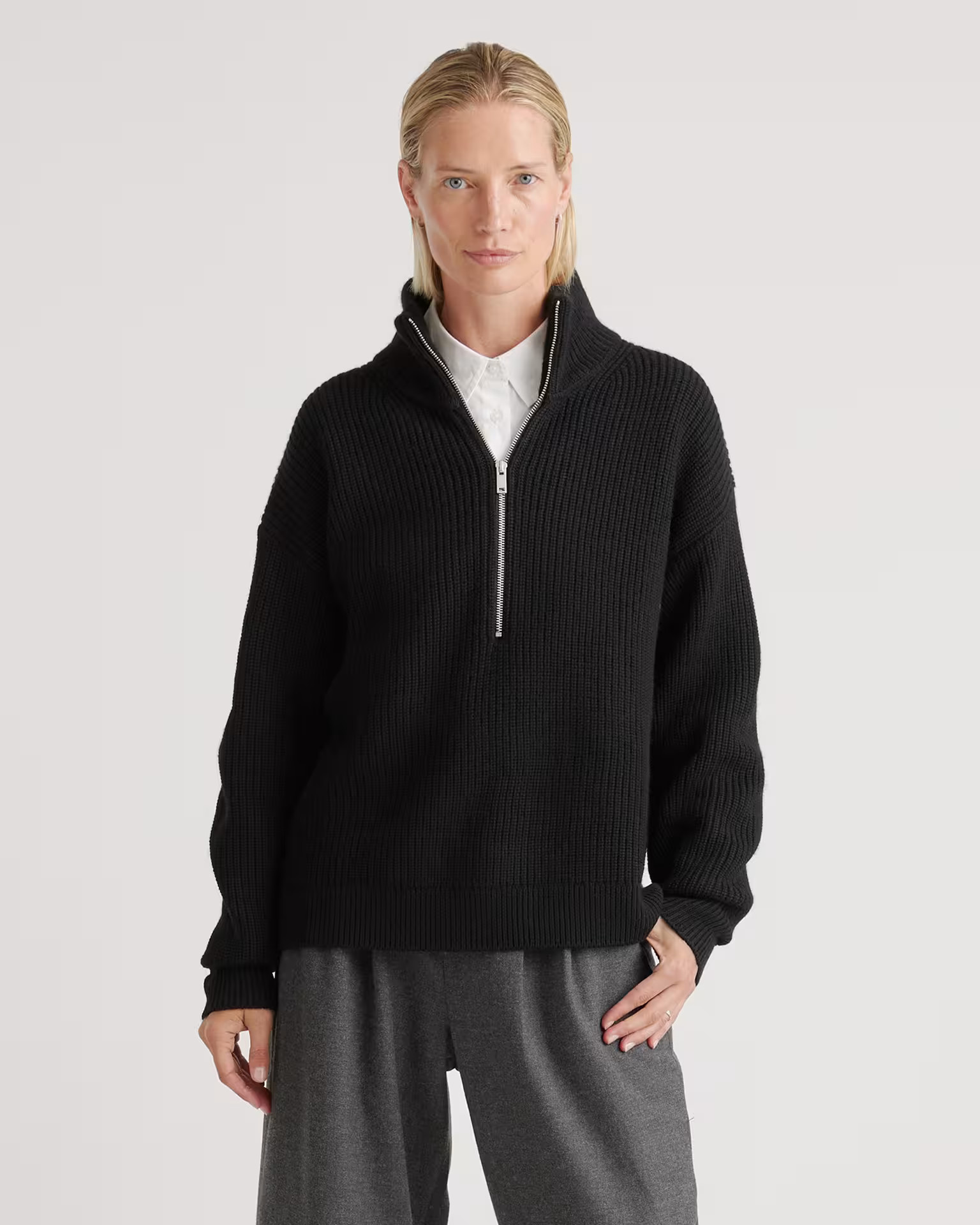Australian Merino Wool Half Zip Sweater | Quince