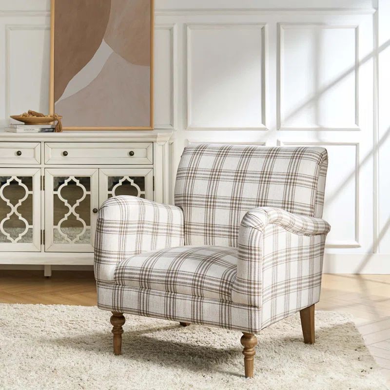 Arching Upholstered Armchair | Wayfair North America