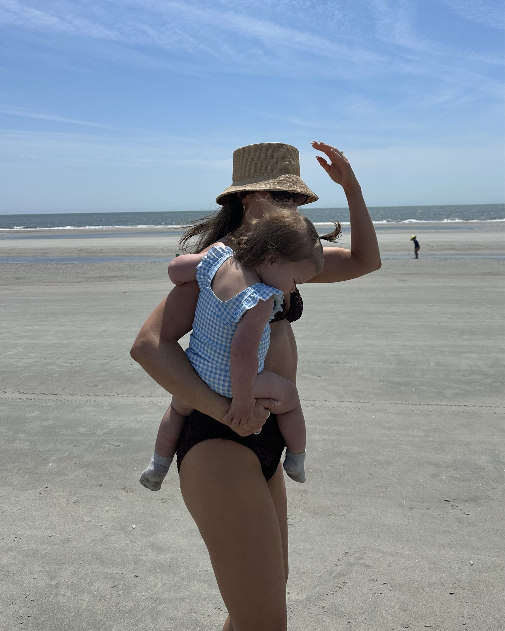 Matching gingham suits  🫶🏻🌊💫🐬

#LTKootd #LTKBaby #LTKmomlife