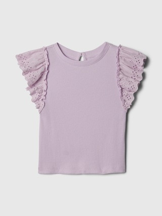 babyGap Eyelet Rib T-Shirt | Gap (US)