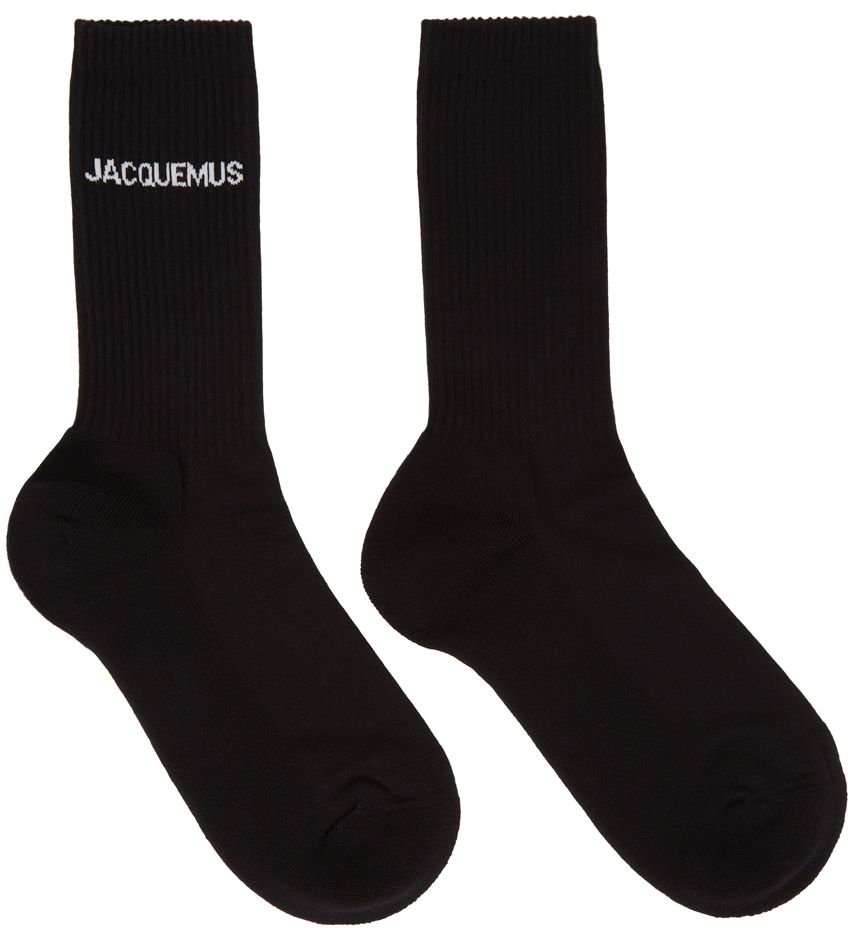 Black La Montagne 'Les Chaussettes Jacquemus' Socks | SSENSE