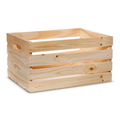 Wooden Crate - Pine Hand Made Modern® | Target