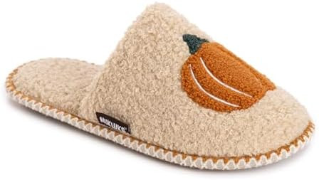 Women's Fall Novelty Punch Needle Scuff Slipper | Amazon (US)