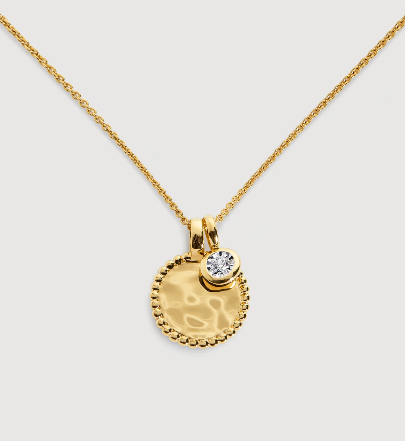 Deia and Diamond Necklace | Monica Vinader (Global)