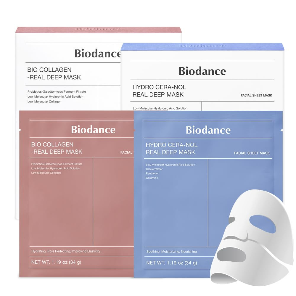 BIODANCE Mask Duo: Bio-Collagen & Hydro Cera-nol Real Deep Mask | Amazon (US)