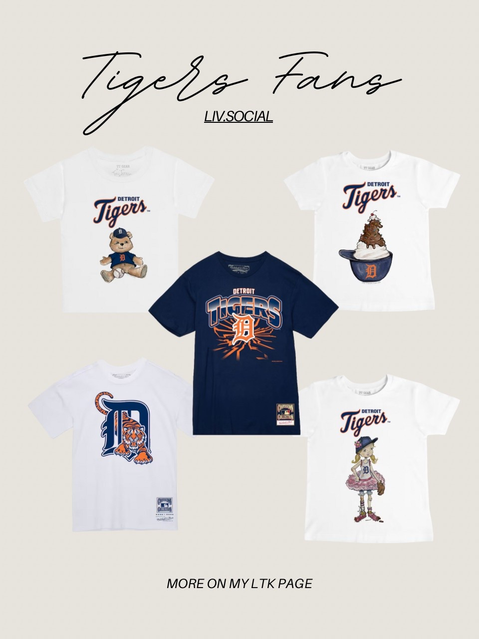 Detroit Tigers Baseball T-Shirts 

#baseball #baseballgame #baseballgameoutfit 

#LTKActive #LTKStyleTip