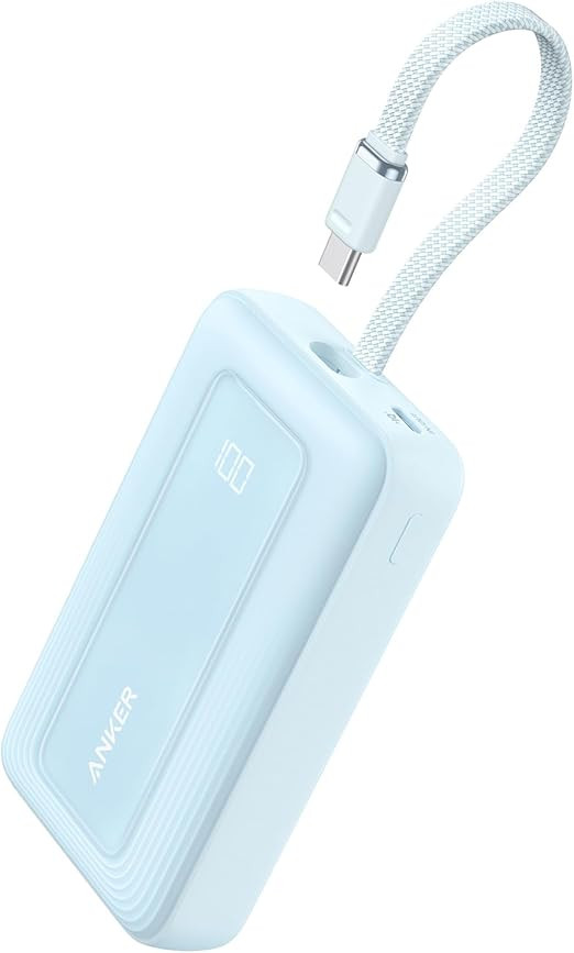 Anker Portable Charger, 10,000mAh 30W Power Bank, USB-C in and Out Fast Charging Battery Pack, Tr... | Amazon (US)