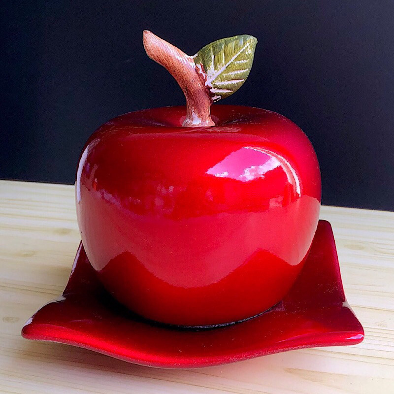 Maçã Decorativa Grande em Cerâmica Modelo Mary Enfeites Decorativos para Casa | Shopee (BR)