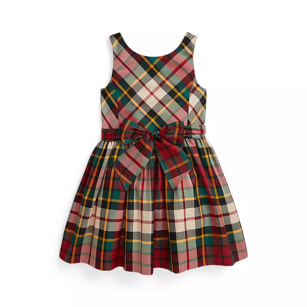 Plaid Taffeta Dress | Over The Moon