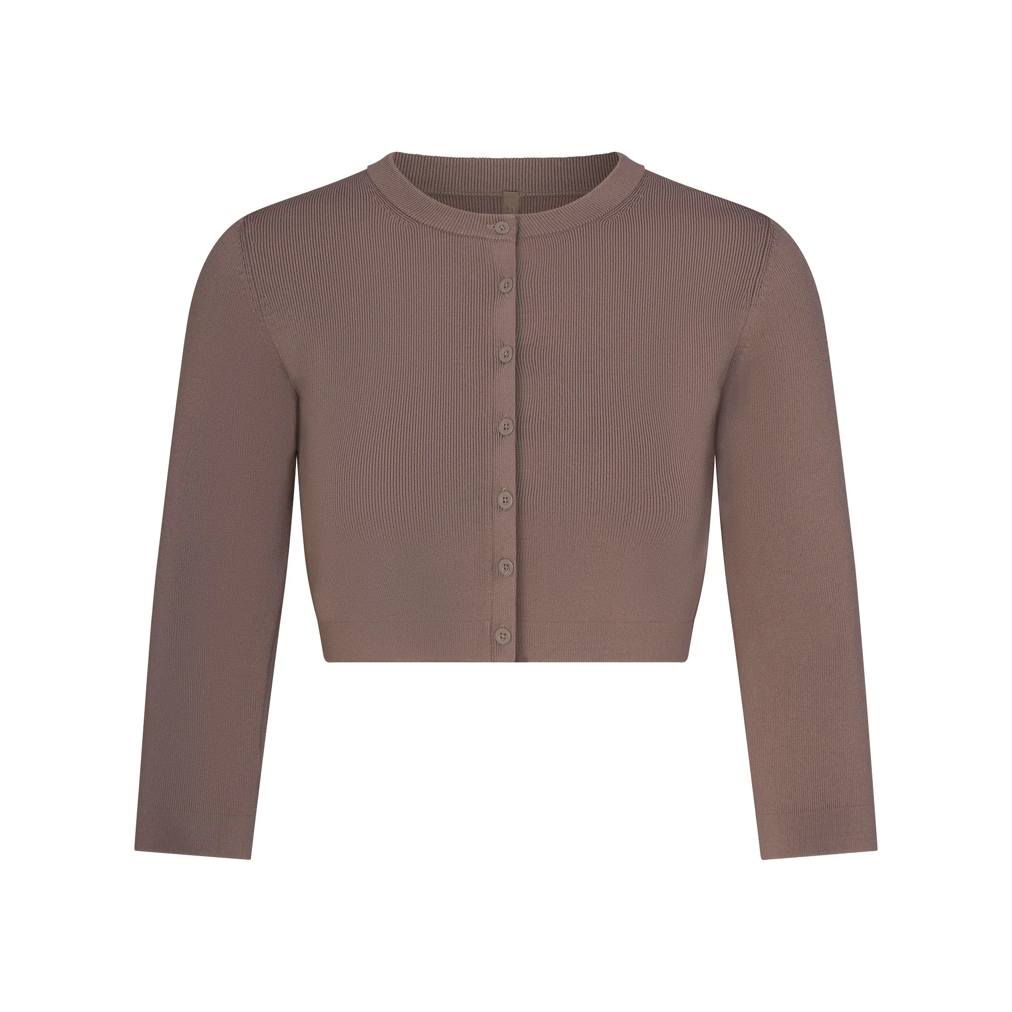 REFINED KNIT CROPPED CARDIGAN | AMETHYST | SKIMS | SKIMS (US)