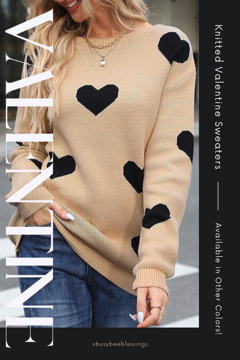 This super soft knitted heart sweater is so cute and perfect for Valentine’s Day! It’s also available in other color combinations.

#LTKSeasonal #LTKfindsunder50 #LTKstyletip