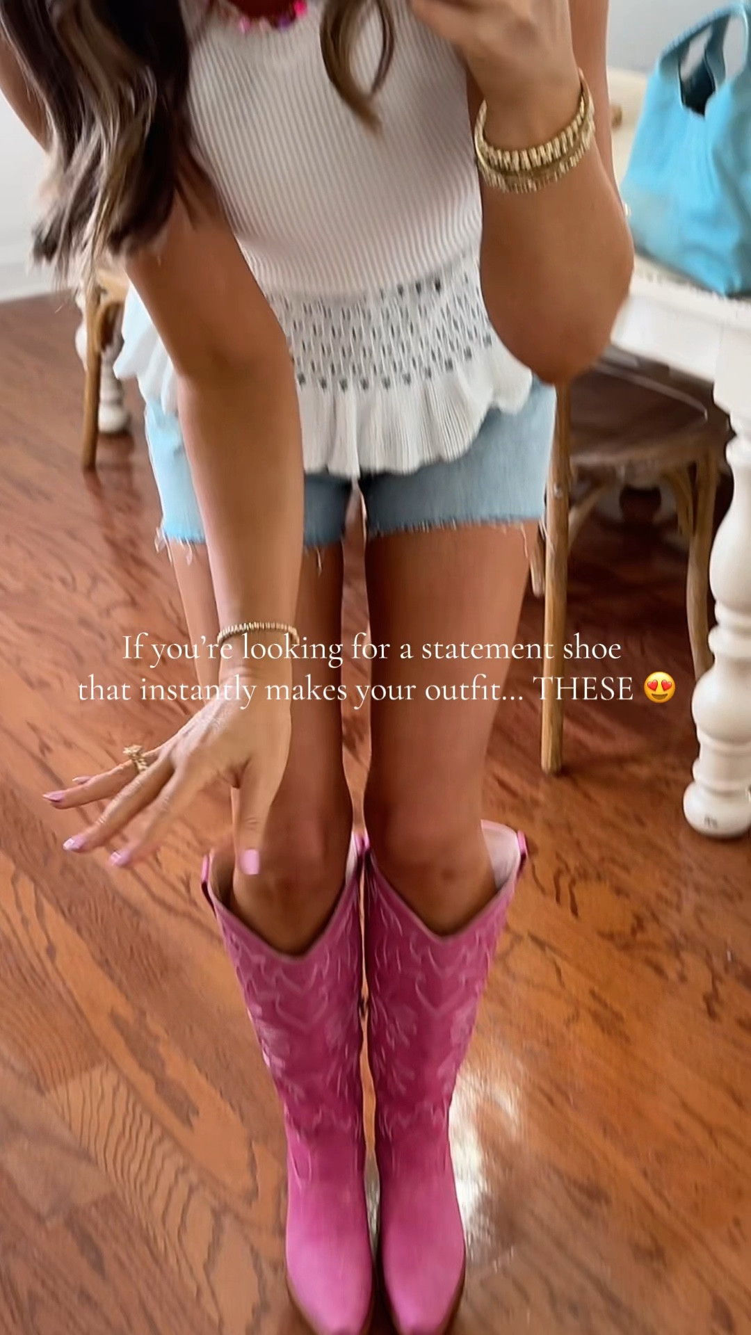 country concert outfits

Cowgirl boots outfit ideas 💕

If you’re looking for a statement shoe that instantly makes your outfit… THESE 😍

I love styling pieces like this for outfit inspiration ideas because they take the simplest outfit and make it look so fun and put together 💕

Perfect for concerts, girls nights, or just when you want your outfit to stand out.

cowgirl boots outfit ideas
cute western outfits
outfit inspiration ideas

#tiktokshopspringglowup #cowgirlboots #outfitideas #greenish 
 @IUV 
#creatorsearchinsights 

#LTKFestival #LTKmomlife