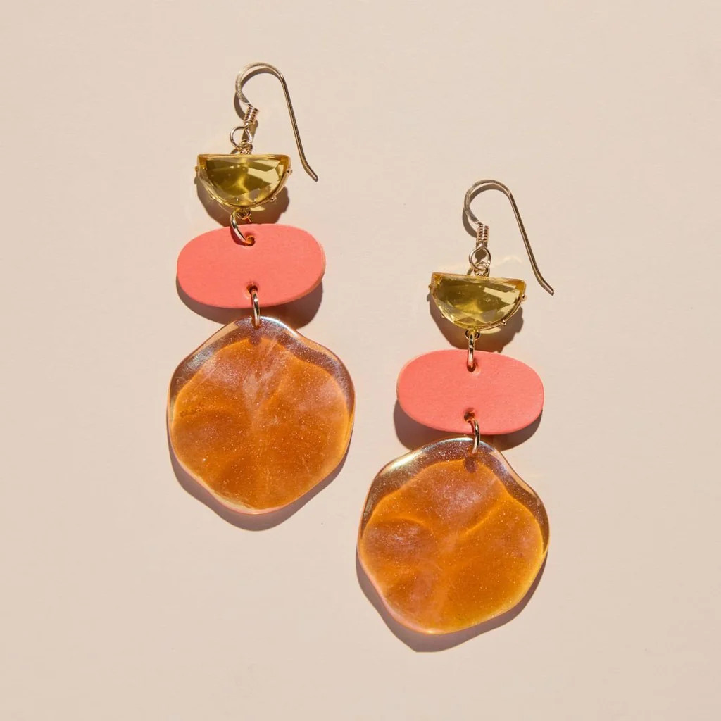 Sunrise Cleo | Nickel and Suede