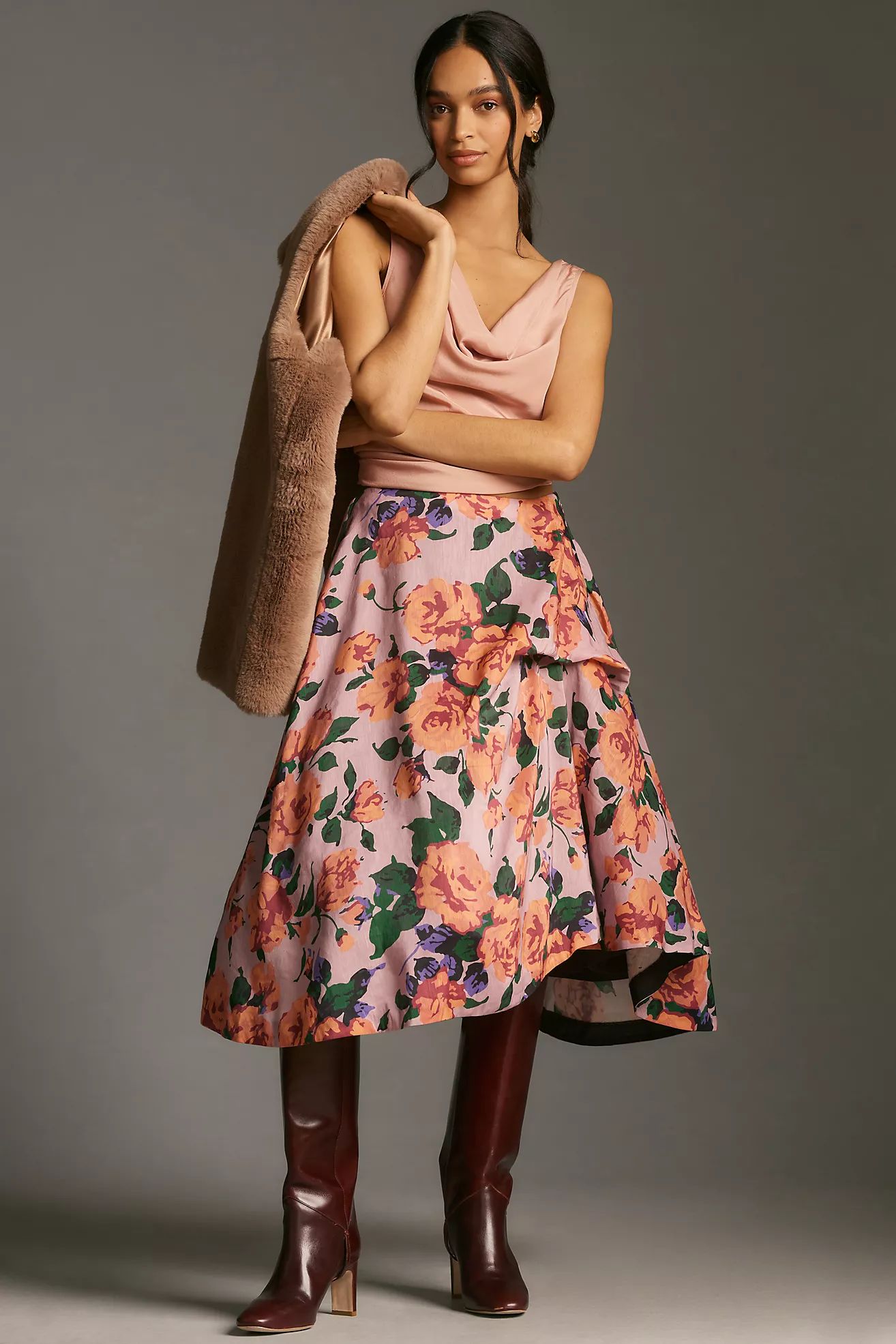 Hope for Flowers by Tracy Reece Ball Midi Skirt | Anthropologie (US)