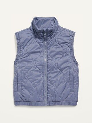 Cropped Quilted Vest for Girls | Old Navy (US)