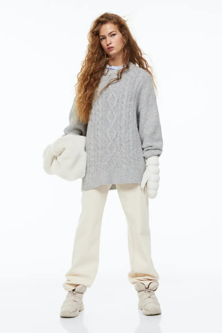 Oversized Cable-knit Sweater | H&M (US + CA)