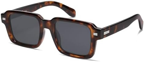 SOJOS Trendy Square Polarized Sunglasses for Women Men, Retro Vintage Womens Mens Rectangle Shade... | Amazon (US)