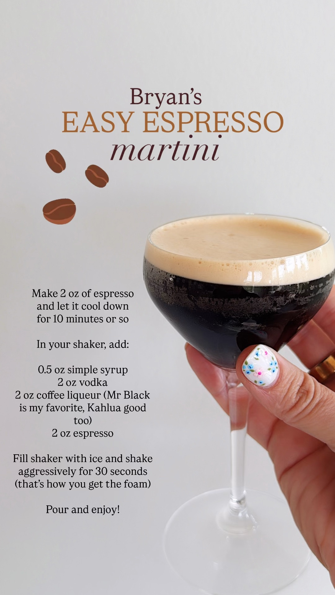 The easiest & most delicious espresso martini recipe! 

#LTKdayinmylife #LTKfoodie #LTKHome