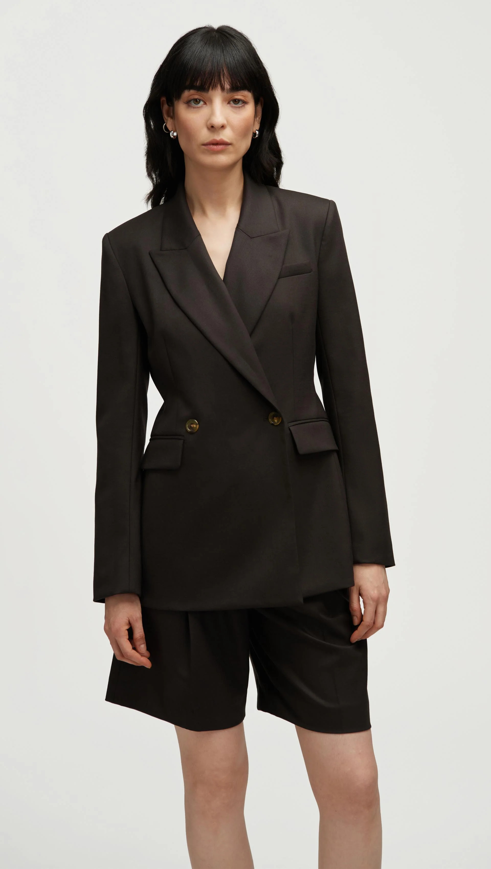 Cooper Blazer in Seasonless Wool | Smoke 0 / Smoke | Argent