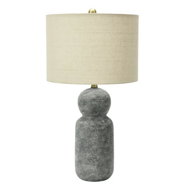 Creative Co-Op 14" Round Stoneware Desk Lamp | Walmart (US)