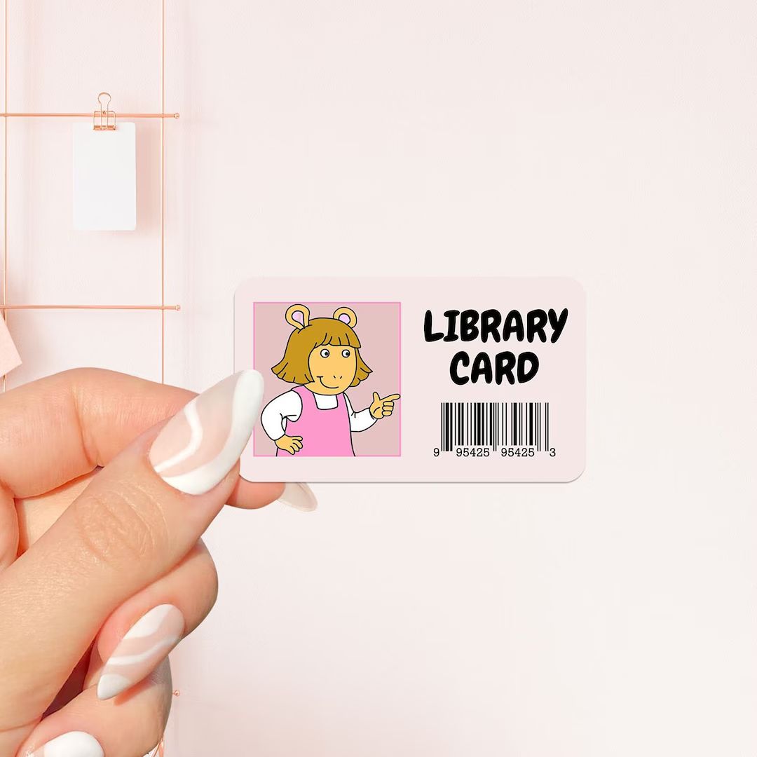 Library Card Sticker , Bookish Sticker ,book Lover Gift , Bookish Merch , Kindle Sticker , Smut R... | Etsy (US)