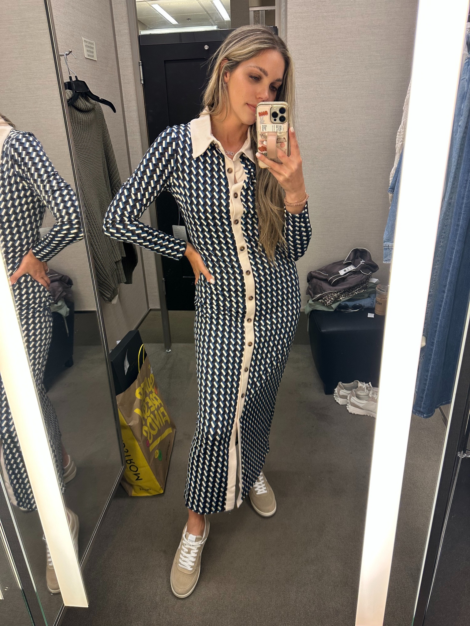 Perfect dress for fall. $59 on the Nordstrom anniversary sale. Gives major Veronica Bears vibes. Comfy & has strech. Wearing a size small. 

#LTKFindsUnder100 #LTKxNSale #LTKSummerSales