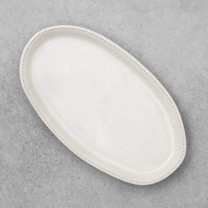 Stoneware Oval Platter - Hearth & Hand™ with Magnolia | Target