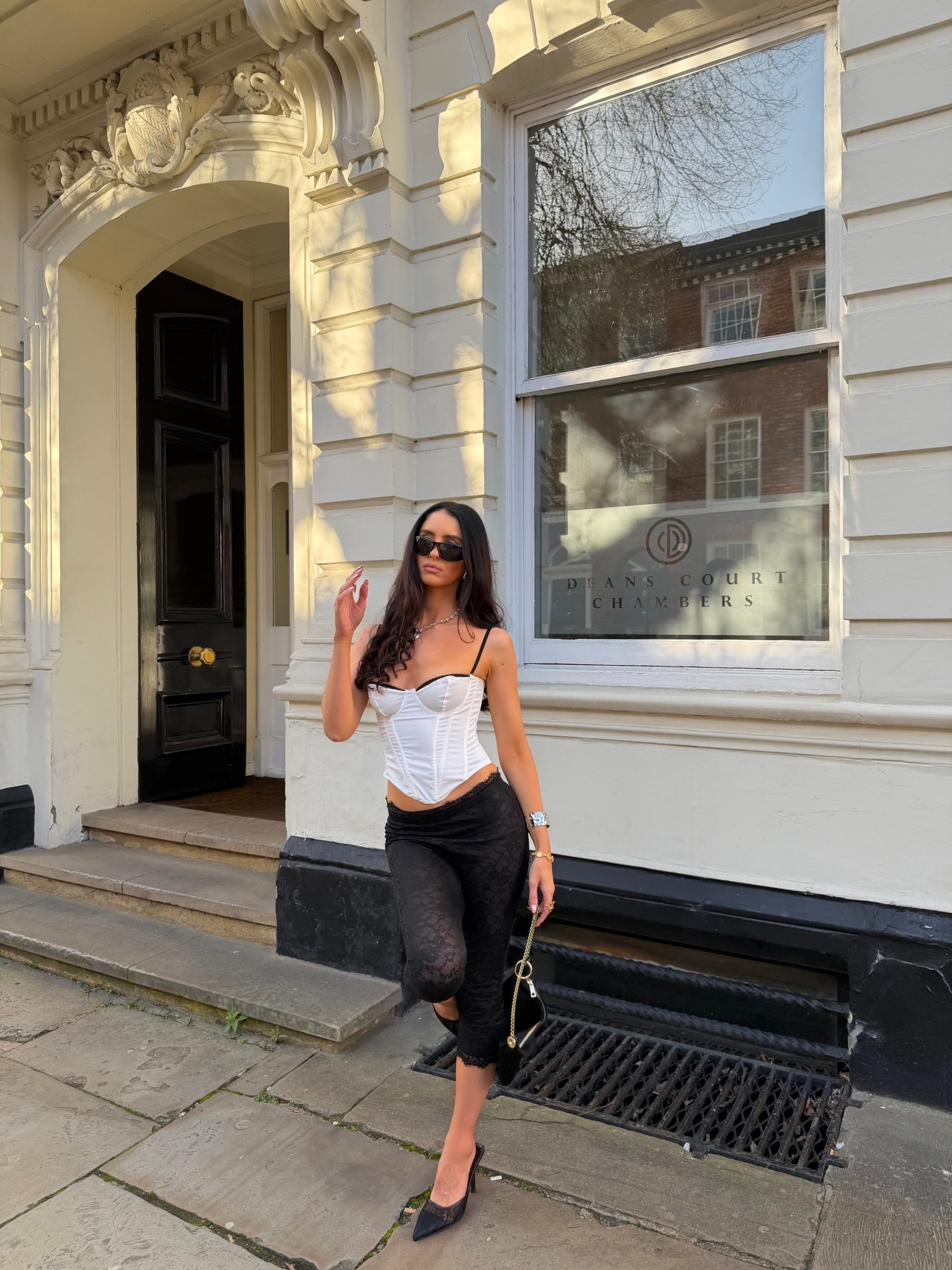 date night outfits 🖤

 a chic white corset styled with black lace capris and classic black court heels for the ultimate girls night out look. This elevated going out outfit is perfect for dinner dates, cocktails, and special evenings when you want to feel confident, feminine, and effortlessly put together.

A timeless black and white combo with a modern edge—think structured silhouettes, delicate lace details, and sleek heels that elongate the look. Perfect for romantic dinners, city nights, or dressing up your evening wardrobe with statement pieces. Save for your next date night, dinner plans, or girls night outfit inspiration.

Keywords: date night outfit, dinner date outfit, girls night out outfit, corset outfit inspo, white corset outfit, black lace outfit, lace capri pants outfit, black heels outfit, classy going out outfit, chic evening outfits, feminine style outfits, night out fashion, elegant outfit ideas, trendy outfits 2026

#LTKpartywear #LTKstyletip #LTKdatenight