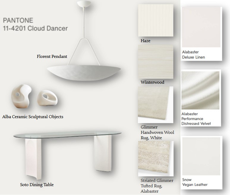 Pantone Color of the Year: Cloud Dancer x West Elm 

 #LTKGiftGuide #LTKHome #LTKSaleAlert