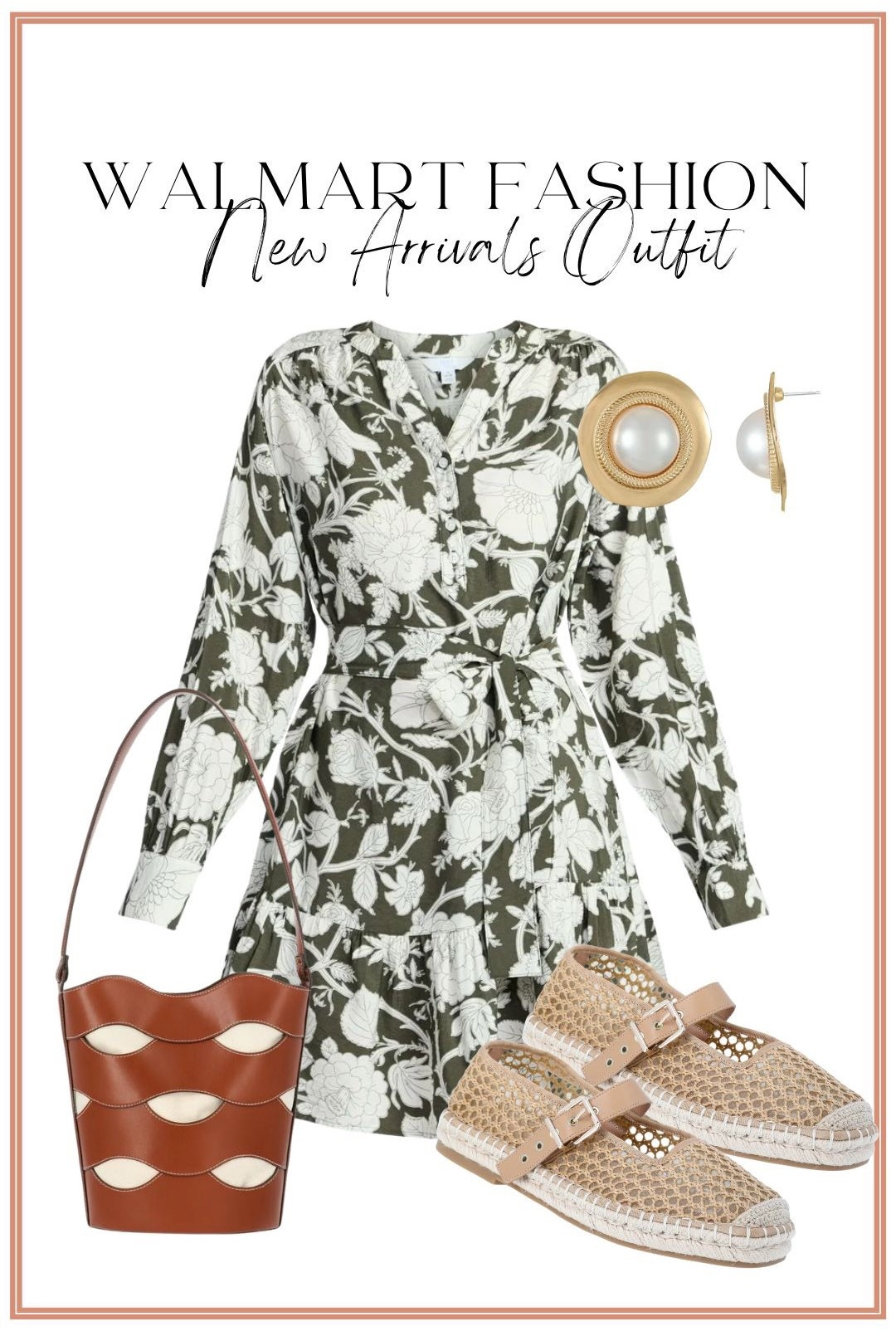 New Walmart fashion new arrivals that look way more expensive than they are 🤍 This gorgeous floral wrap dress is such a flattering silhouette with the prettiest print—easy to dress up or down and perfect for spring, brunch, church, or everyday wear. Styled with woven espadrille flats, a chic scalloped shoulder bag, and classic pearl statement earrings for an effortless, polished look. Head-to-toe Walmart finds that prove affordable style can still feel elevated. Saving this one for all season long 🌿🤍

#WalmartFashion #WalmartNewArrivals #WalmartStyle #AffordableFashion #SpringStyle #FloralDress #WrapDress #EverydayOutfit #NeutralStyle #ChicOnABudget #WalmartFinds #LTKStyle #LTKUnder50 #CapsuleWardrobe #StyleInspo