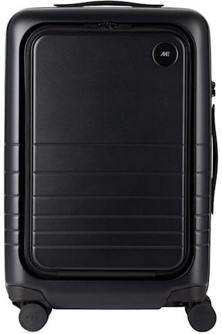 Black Carry-On Pro Plus Suitcase | SSENSE