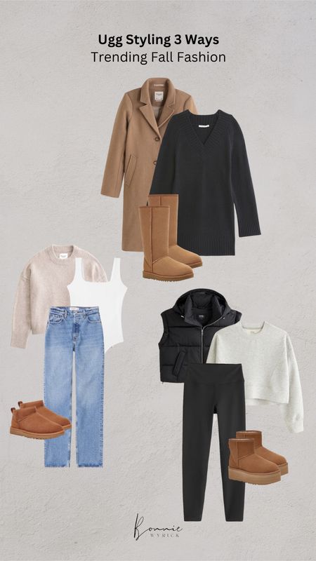 Styling Ugg Boots 3 Ways ✨🍂 Fall Outfits | Midsize Fashion | Ugh Boots | Elevated Casual | Outfit Styling

#LTKshoecrush #LTKstyletip #LTKSeasonal