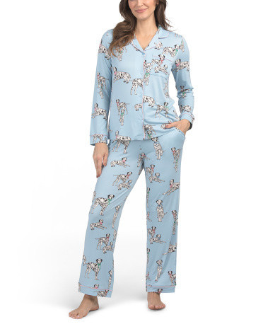 Recycled Dalmatian Print Pajama Top And Pants Set | Family Pajamas | Marshalls | Marshalls