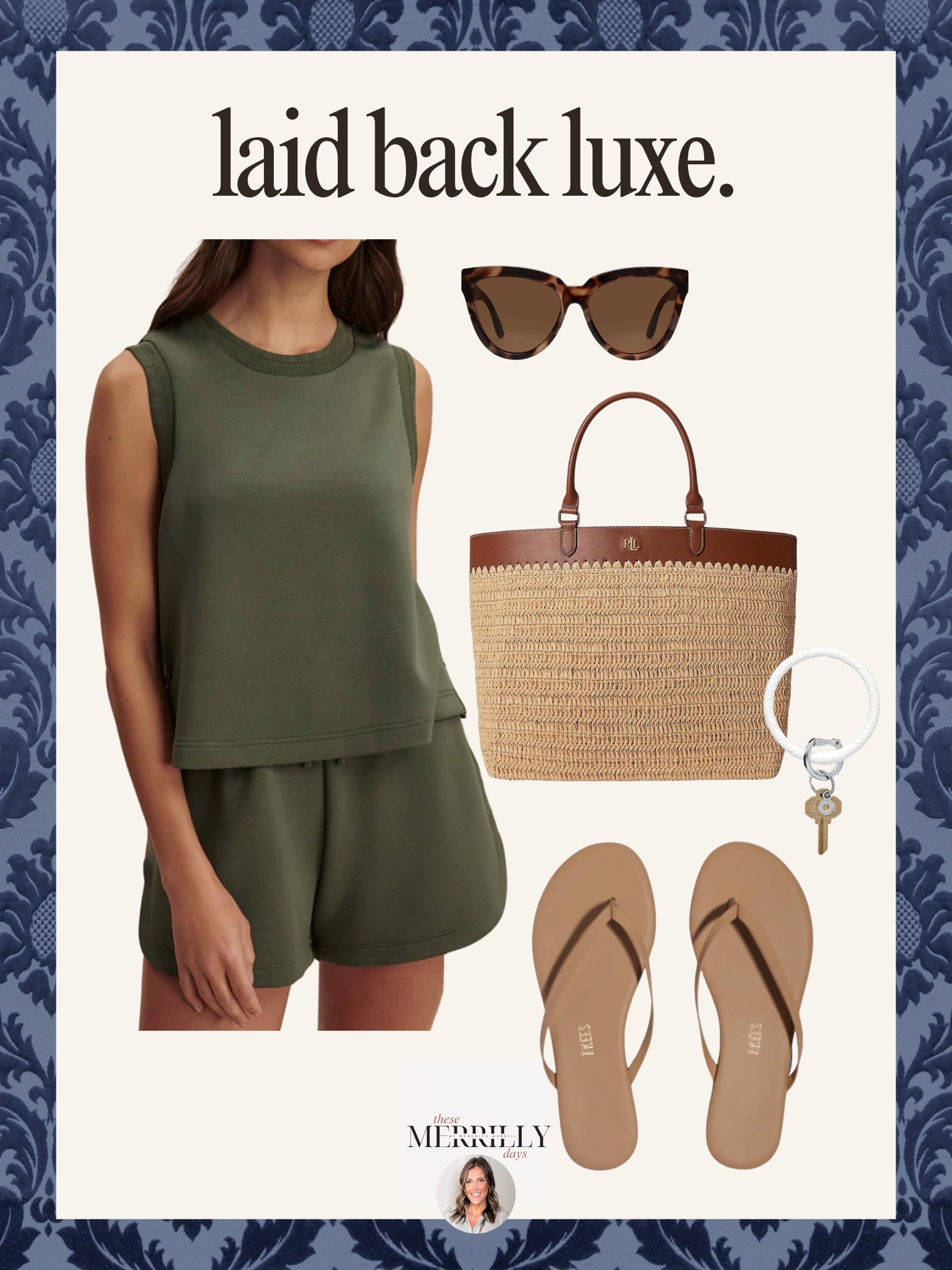 @Varley favorites! Love how luxe their piece feel the are the softest and most comfortable! Thesemerrillydays varley fashion finds women's summer outfit ideas casual two piece summer outfits viral varley outfit straw tote bag women's flat tan flip flops 

#LTKmomlife #LTKdayinmylife #LTKootd