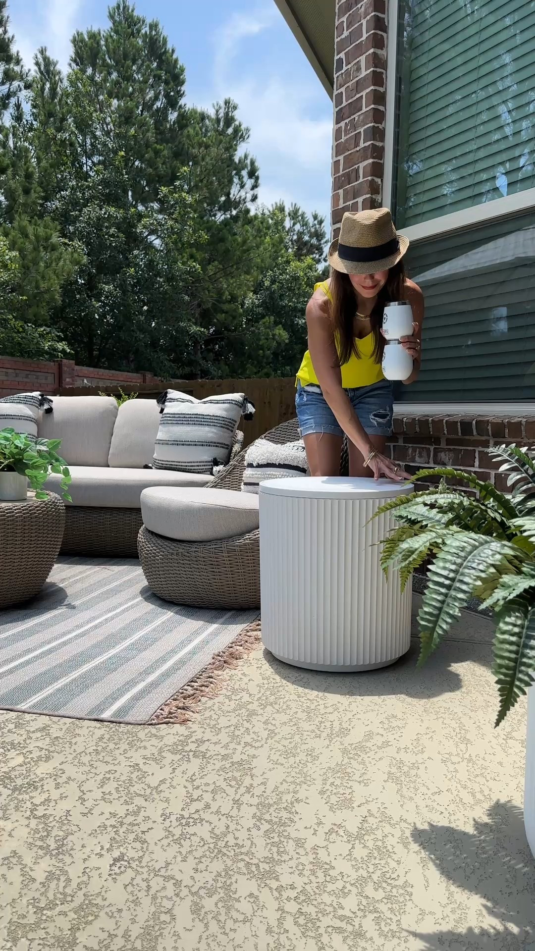 The best outdoor cooler that doubles as a fluted side table 

#LTKFindsUnder100 #LTKWatchNow #LTKHome