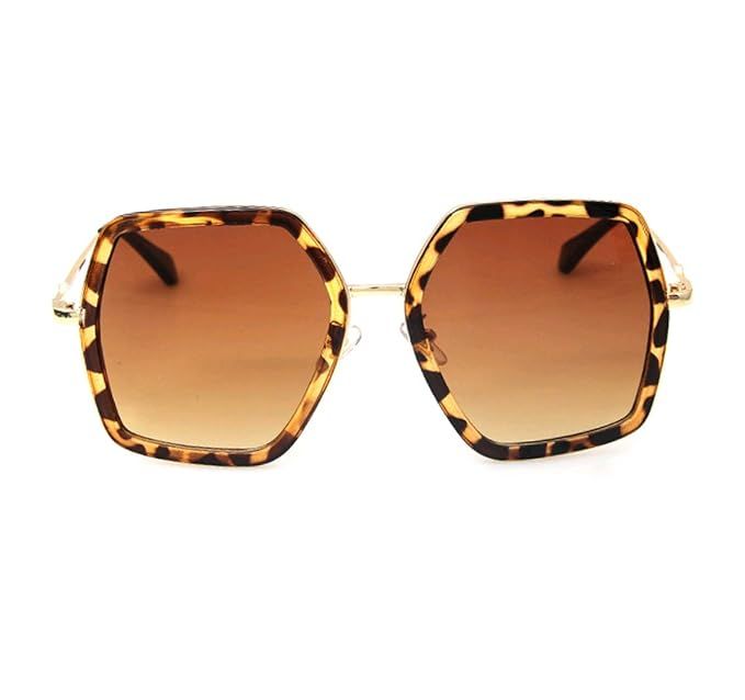 GAMT Oversized Square Sunglasses Women Vintage UV Protection irregular Shades | Amazon (US)