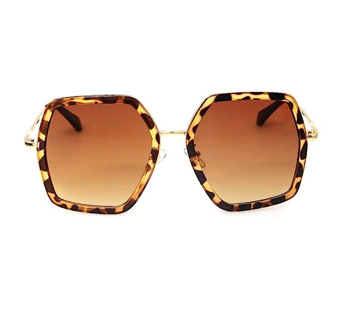 GAMT Oversized Square Sunglasses Women Vintage UV Protection irregular Shades | Amazon (US)