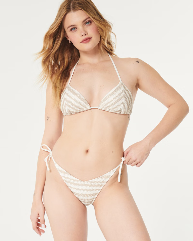 Women's Crochet-Style Cheekiest Bikini Bottom | Women's Swimwear | HollisterCo.com | Hollister (US)