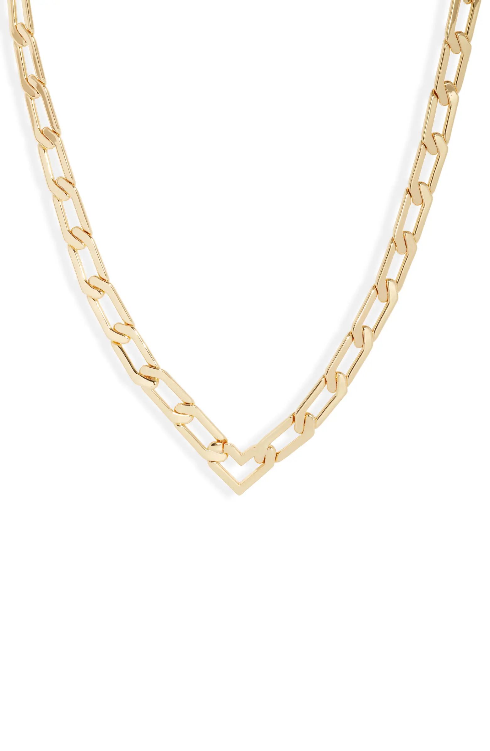 Jenny Bird Alma Heart Chain Necklace | Nordstrom | Nordstrom