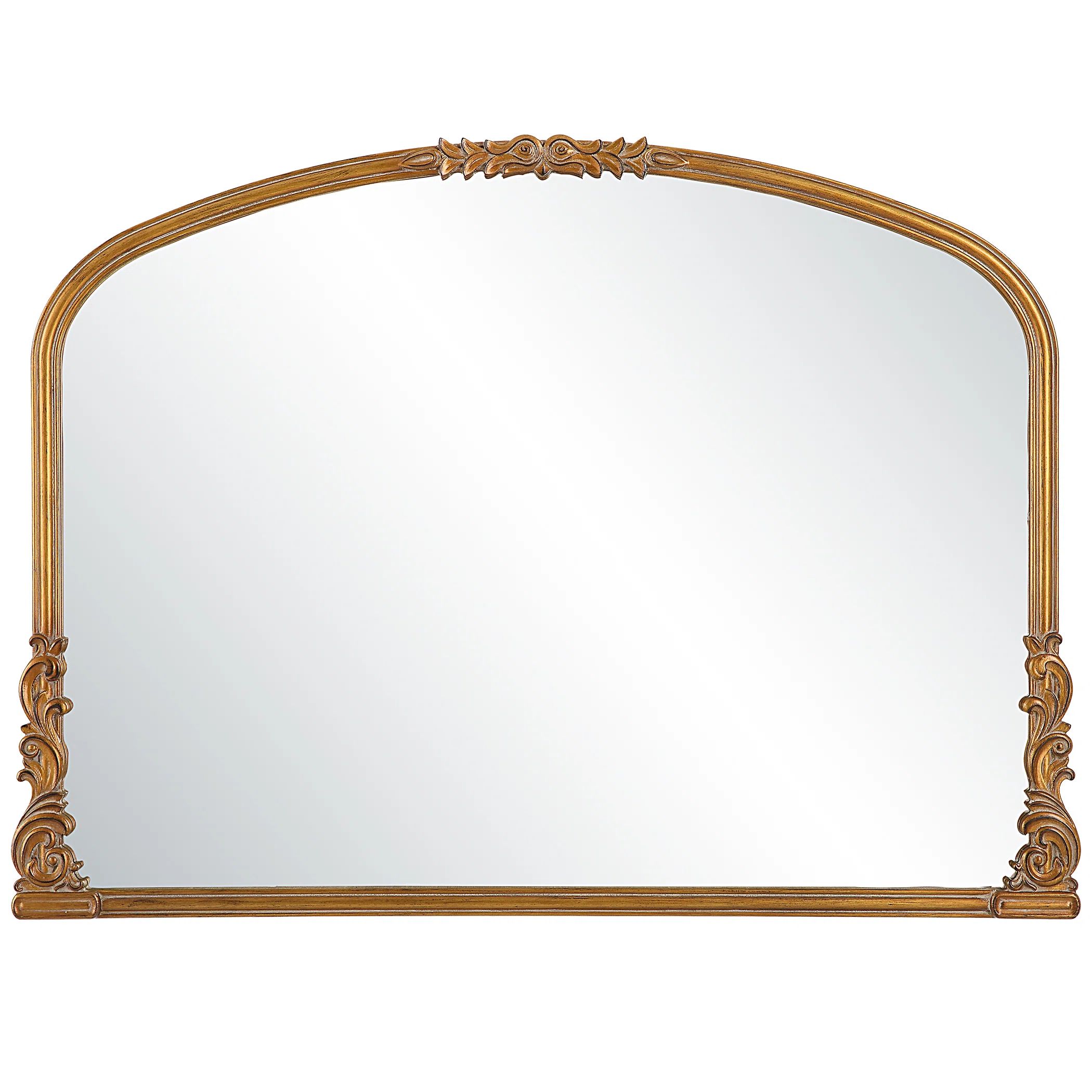 Keith Engineered Wood Arch Wall Mirror | Wayfair North America