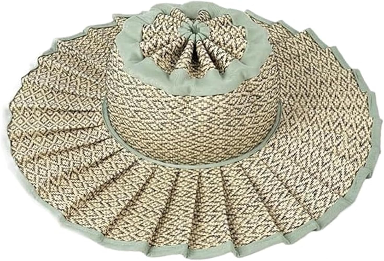 Women's Lorna Murray Hat Straw Reversible Pleated Sun Hat, Wide Brim Foldable Casual Outdoor Beac... | Amazon (US)