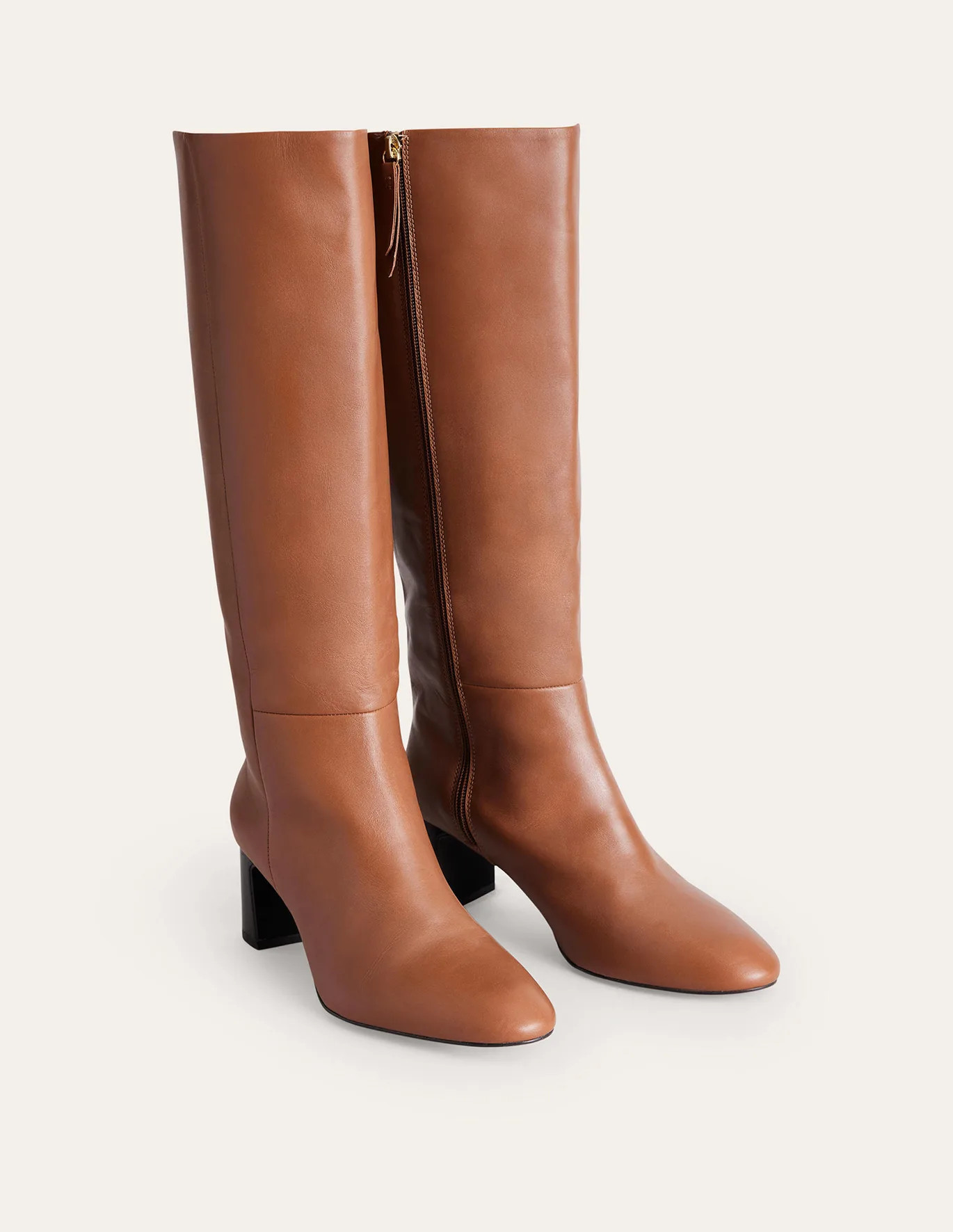 Block Heel Knee High Boots | Boden (US)